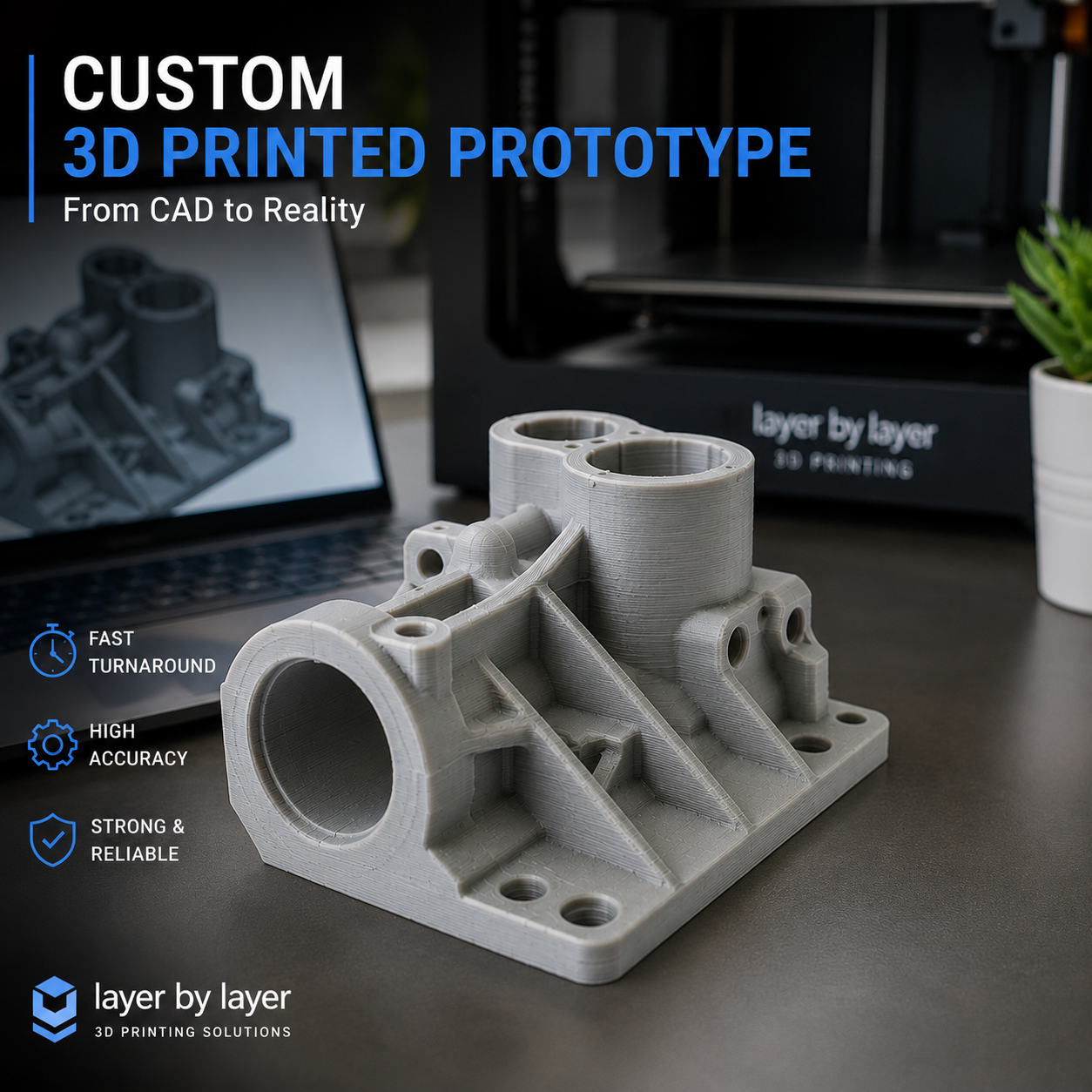 Custom 3D Printed Prototype